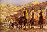 James Jacques Joseph Tissot Canvas Paintings - Journey of the Magi